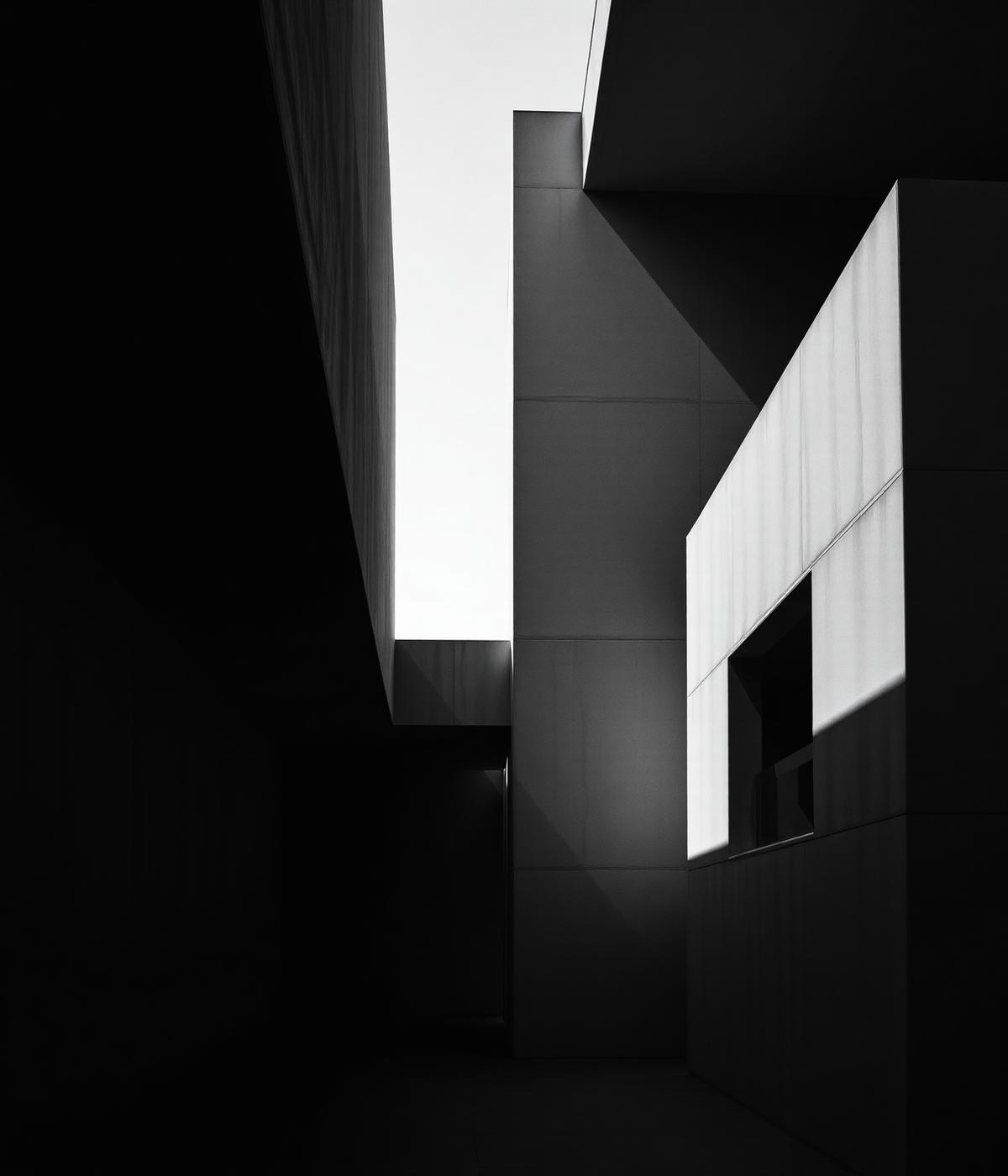 Composição arquitetônica contemporânea em concreto (imagem ilustrativa)