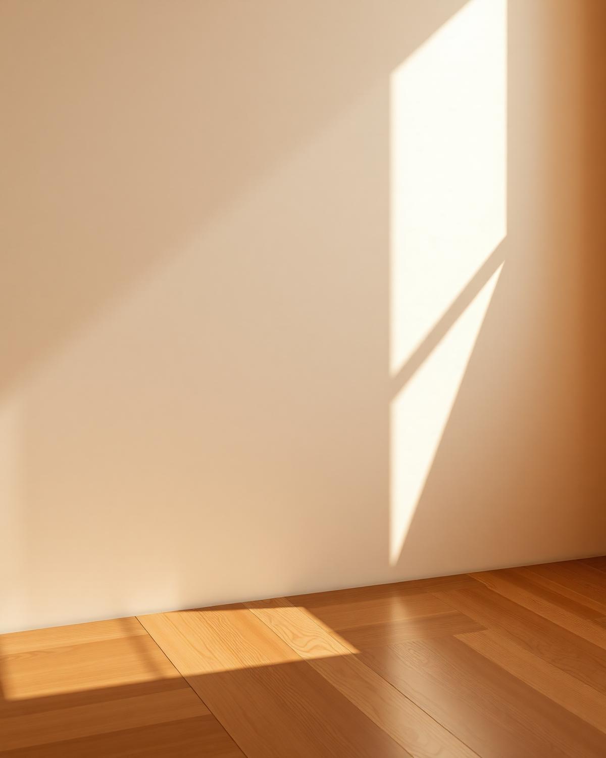 Detalhe de acabamento interno entre parede e piso